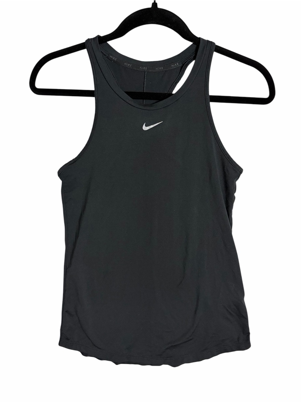 Nike Dri-FIT Black Racerback Slim Fit Workout Tank Top XS